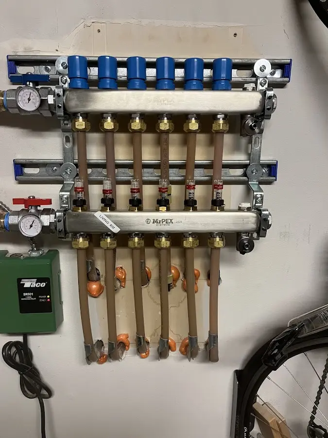 Plumber performing Gas Leak Detection at a residential property in Hartsville-Trousdale County